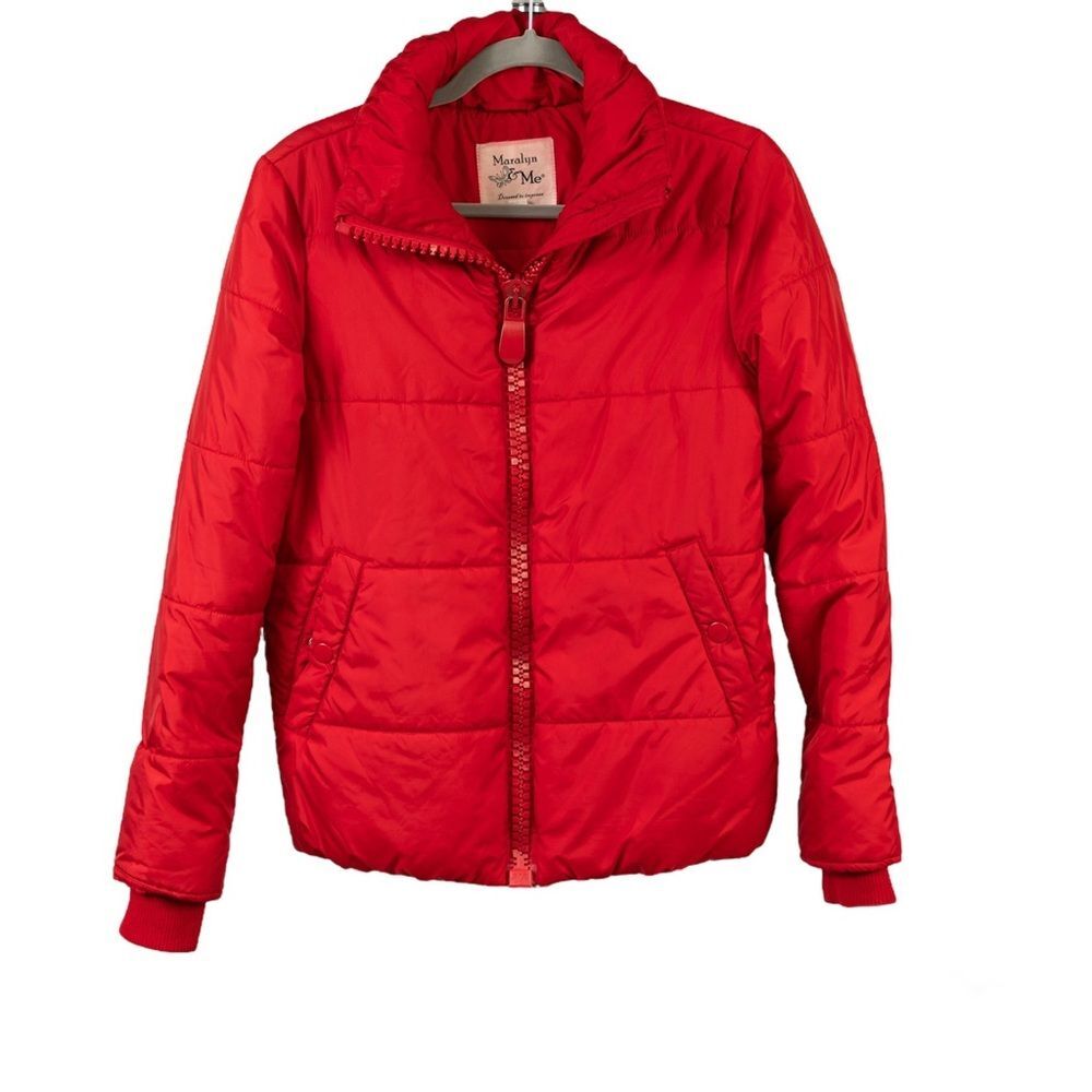 Maralyn & Me red puffer coat size S